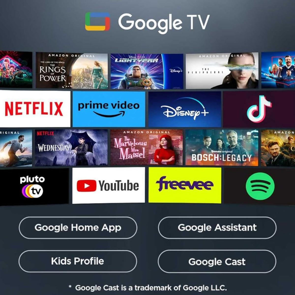 TCL 75 inch Android Smart QLED TV - 4K, 75P7K