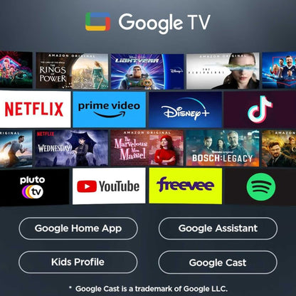 TCL 75 inch Android Smart QLED TV - 4K, 75P7K