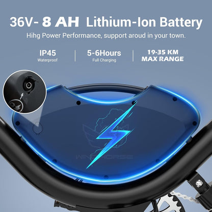 Wind Horse Electric Scooter 500W 25-35KM Range 35KM Speed, W3