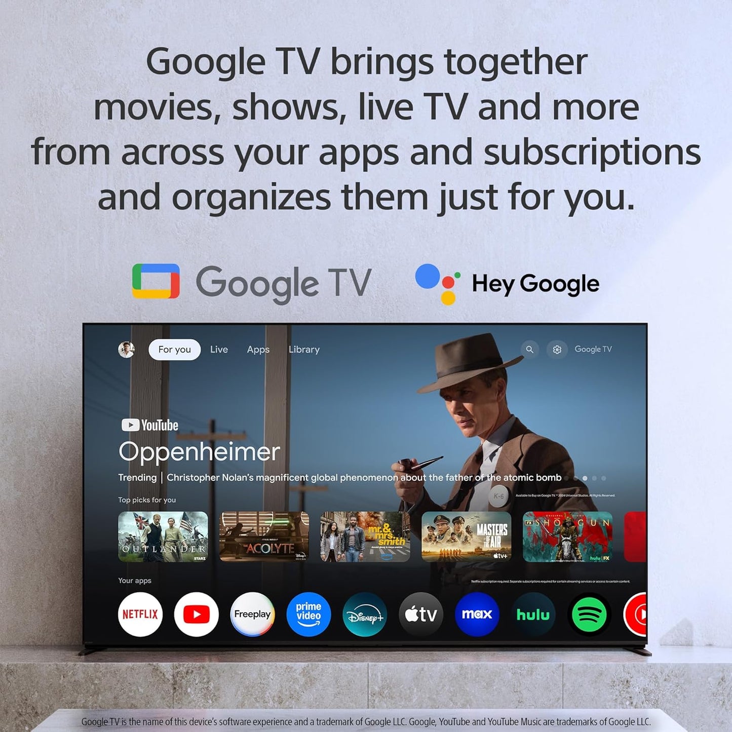 Sony 75 inch Bravia 5 Android Smart Mini LED TV - 4K - 120Hz, 75XR50