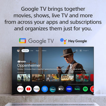 Sony 75 inch Bravia 5 Android Smart Mini LED TV - 4K - 120Hz, 75XR50