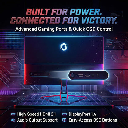 Gameon 27 inch FHD Curved Gaming Monitor - 300Hz, GOC27F300