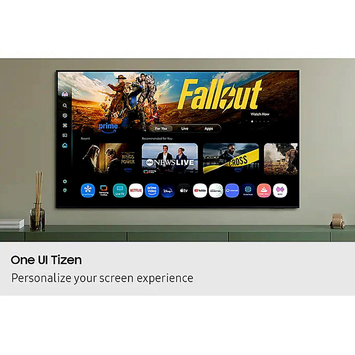Samsung 85 inch Smart QLED TV - 4K - 120Hz, 85Q8F