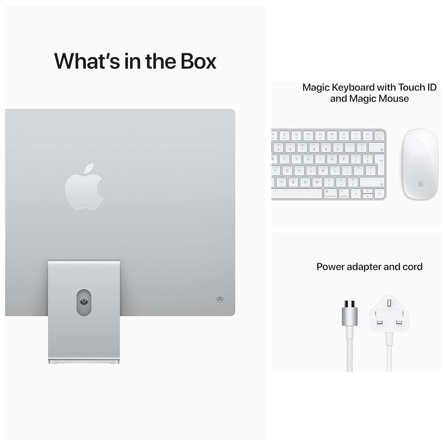 Apple iMac M1 24" - 16/512GB - 4 Port - Silver with Mouse Keyboard