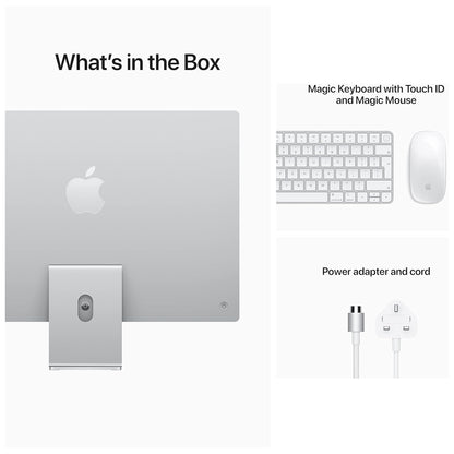 Apple iMac M1 24" - 16/512GB - 4 Port - Silver with Mouse Keyboard