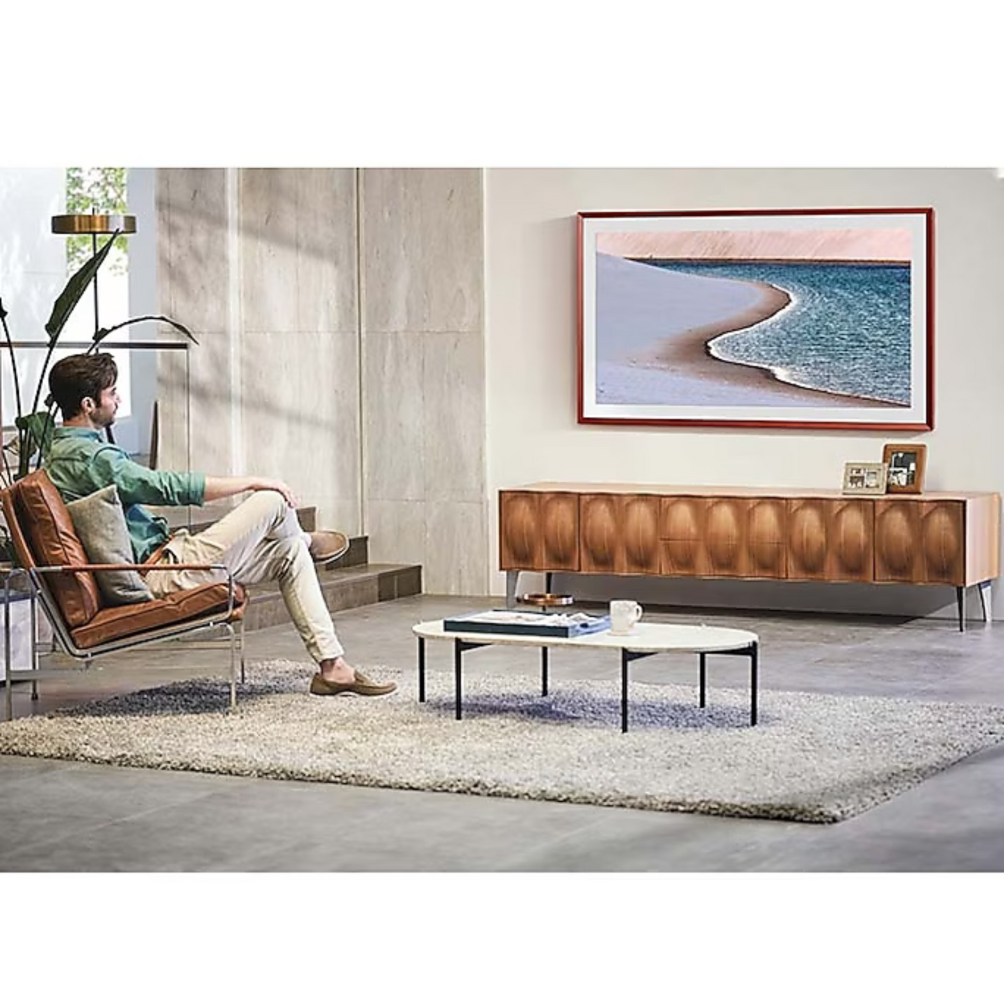 Samsung 55 inch Smart QLED TV - The Frame - 4K, QE55LS03A