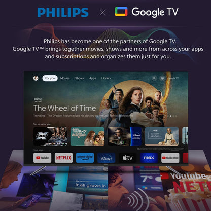Philips 98" Android Smart TV - 4K, 98PUT7129