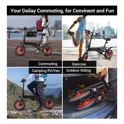 Wind Horse Folding Electric Bike, C19 - 1 Year Warranty