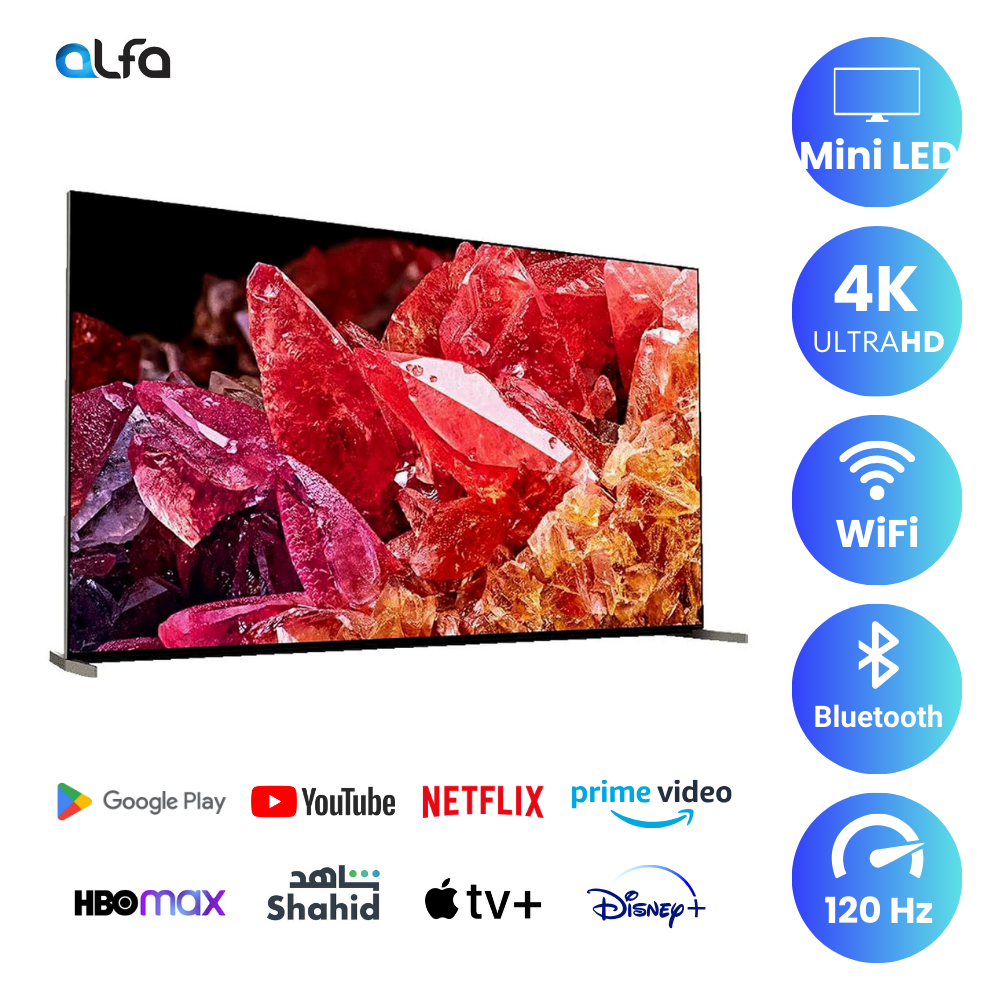 Sony 75 inch Smart Mini LED Android TV - 4K - 120Hz, 75X95K