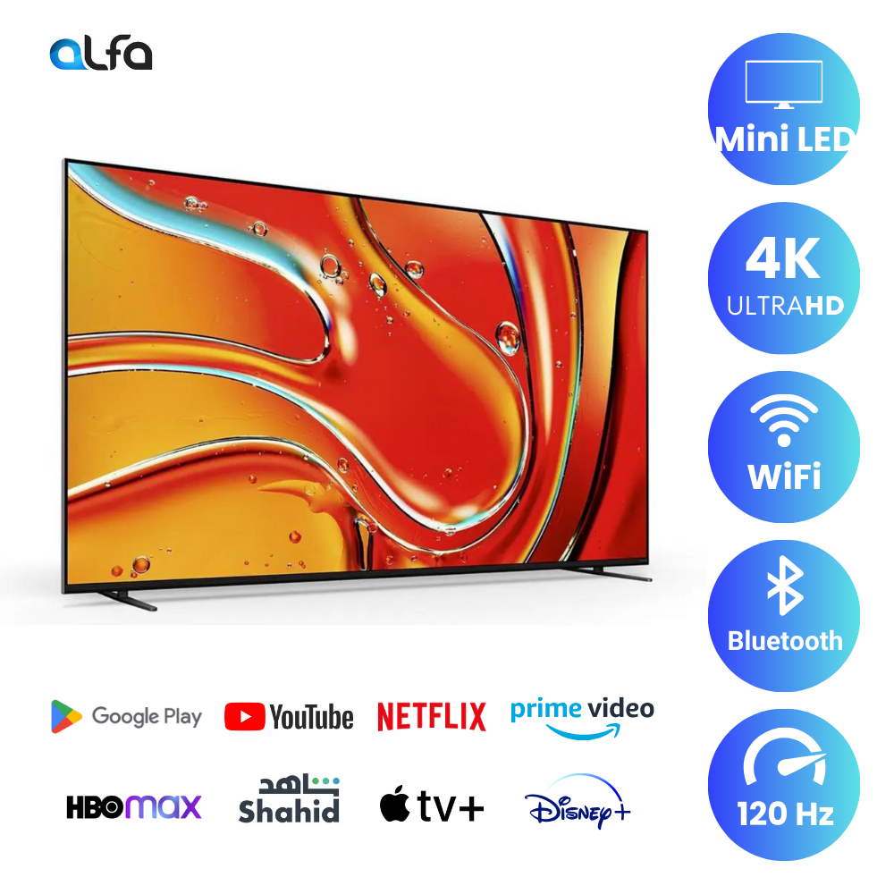 Sony 65 inch BRAVIA 7 Smart Mini LED TV - 4K - 120Hz, 65XR70