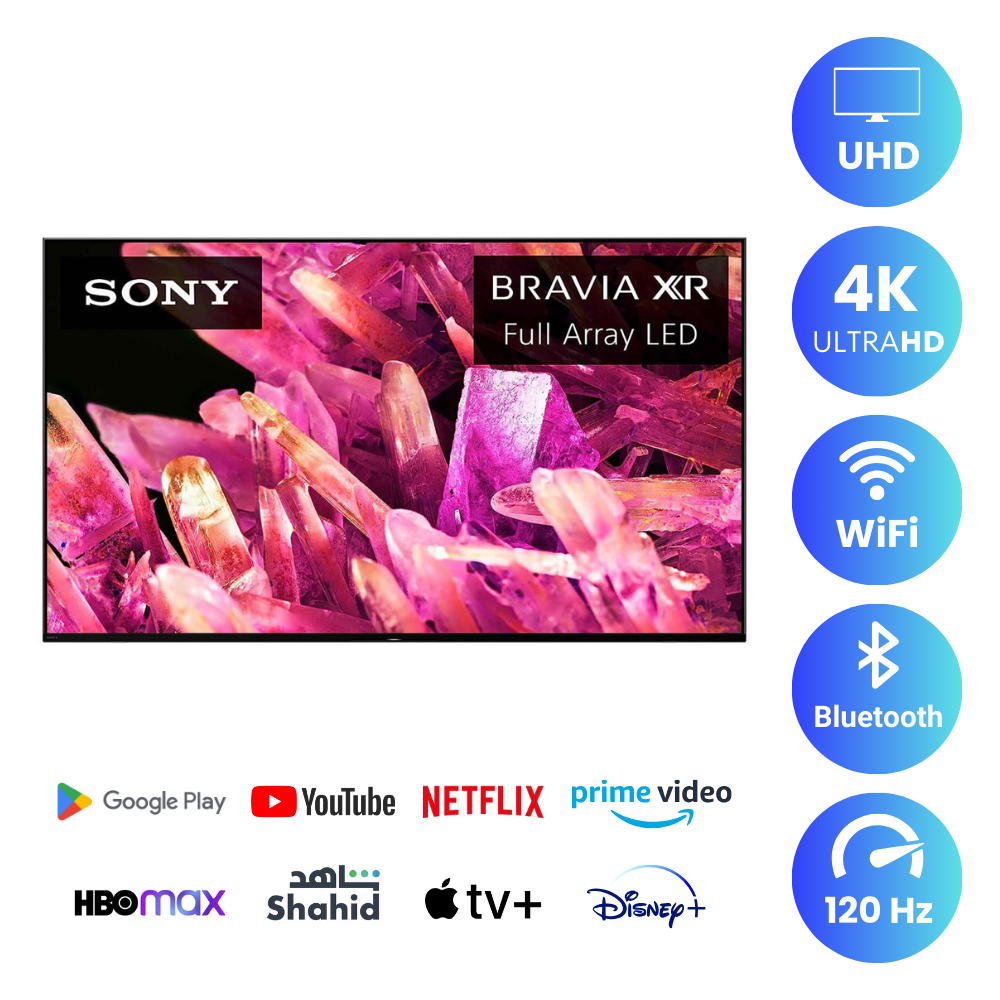 Sony 75 inch BRAVIA XR Full Array Smart TV - 4K - 120Hz, 75X90K