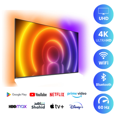 Philips 55 inch Smart TV - 4K - Ambient Light, 55PUS8807