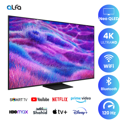 Samsung 55 inch Smart Neo QLED TV - 4K - 120Hz, 55QN80F