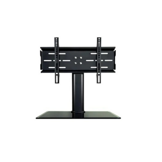24" - 70" Screens Universal Table Top LED Stand With Glass Base