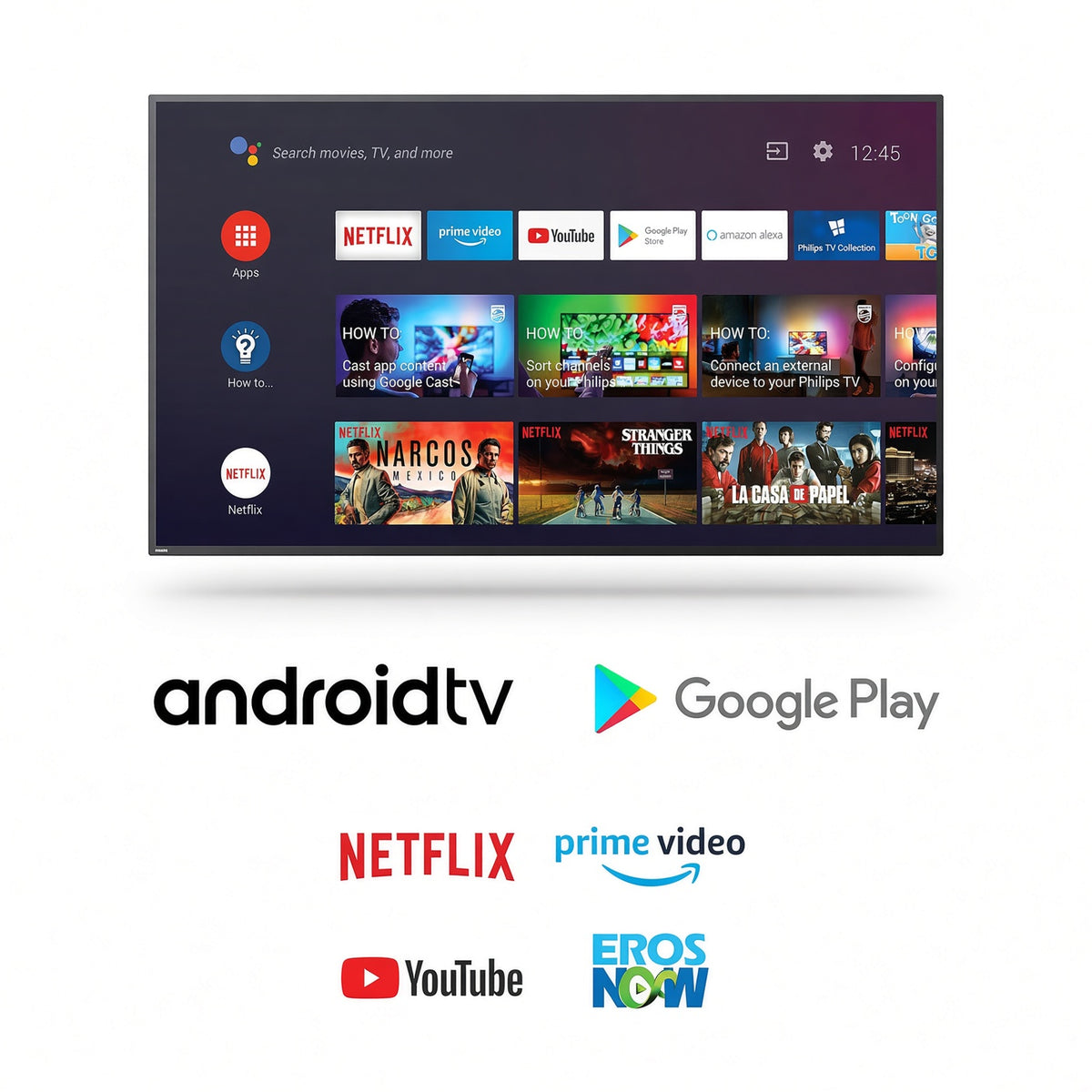 Philips 98 inch Smart LED Google TV - 4K UHD - 60Hz, 98PUT7129