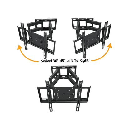 32" - 65" Screens Full Motions Movable LED Wall Mount
