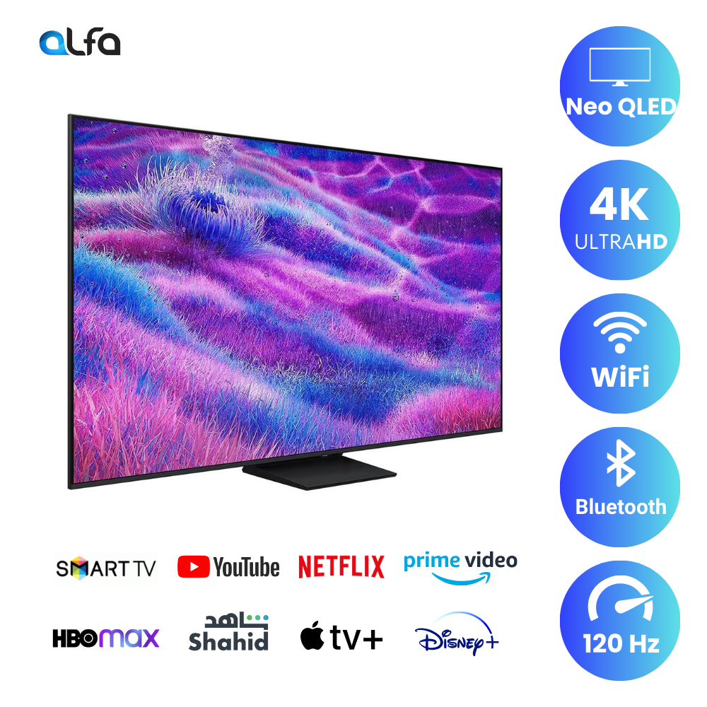 Samsung 55 inch Smart Neo QLED TV - 4K - 120Hz, 55QN80F