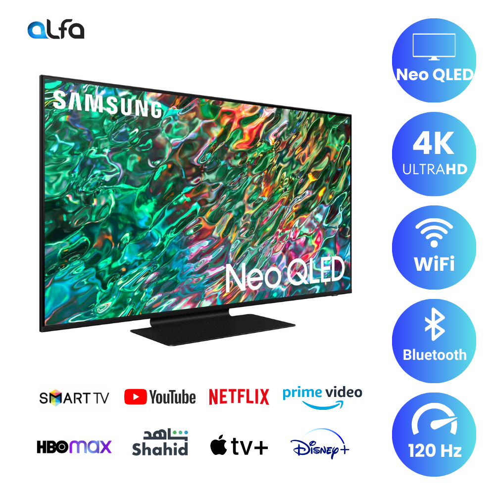 Samsung 75" Smart Neo QLED TV - 4K - 120Hz, 75QN90B