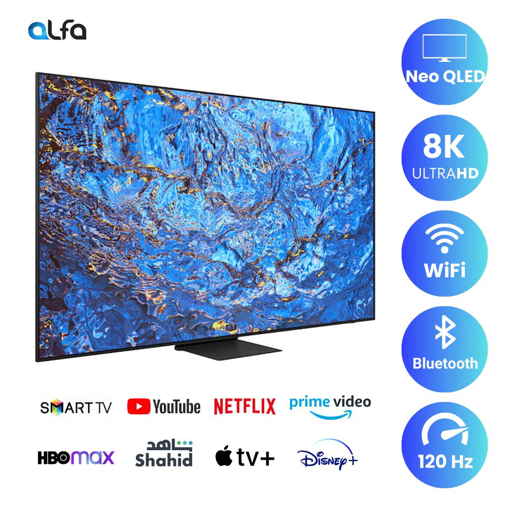Samsung 98" Smart Neo QLED TV - 8K - 120Hz, 98QN990C