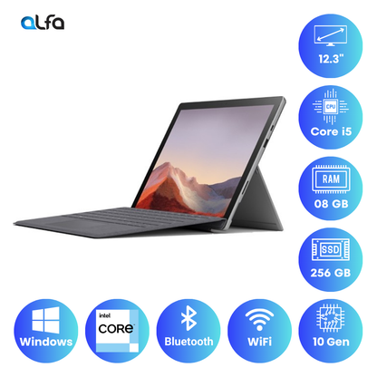 Microsoft Surface Pro 7 - i5 - 12.3" - 8/256GB - Silver
