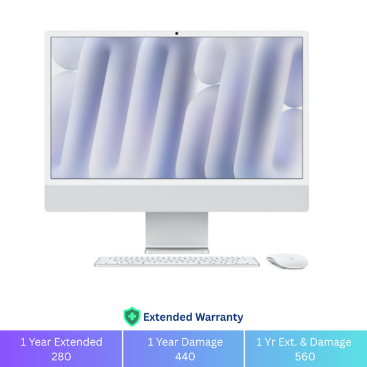 Apple iMac M1 24" - 16/512GB - 4 Port - Silver with Mouse Keyboard