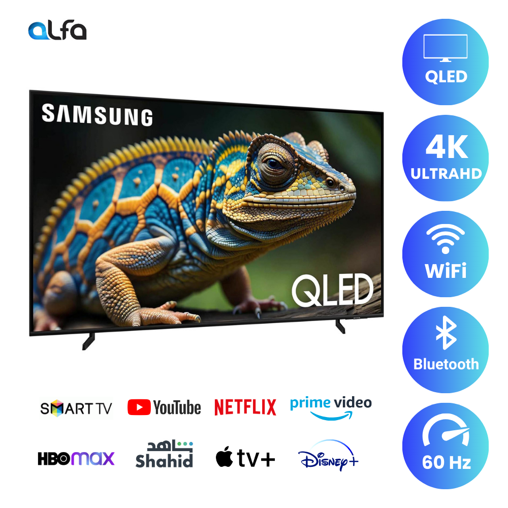 Samsung 43 inch Smart QLED TV - 4K, 43Q60A