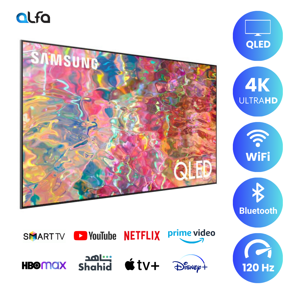 Samsung 65" Smart QLED TV - 4K - 120Hz, 65Q80A