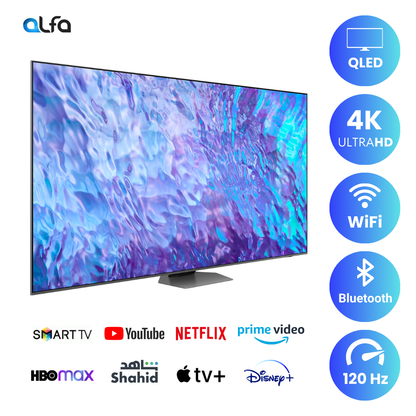Samsung 98" Smart QLED TV - 4K, 120Hz, 98Q80C