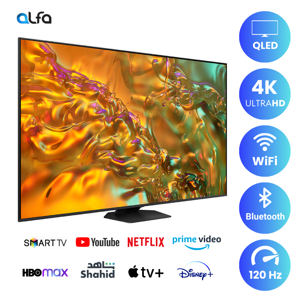 Samsung 55" Smart QLED TV - 4K - 120Hz, 55Q80D