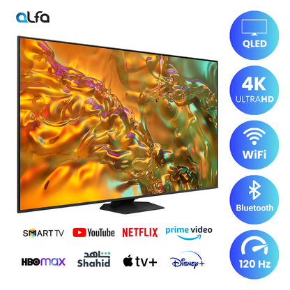 Samsung 55" Smart QLED TV - 4K - 120Hz, 55Q80D