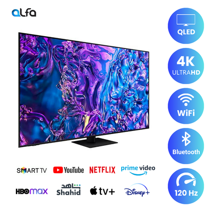Samsung 55" Smart QLED TV - 4K - 120Hz, 55Q70D