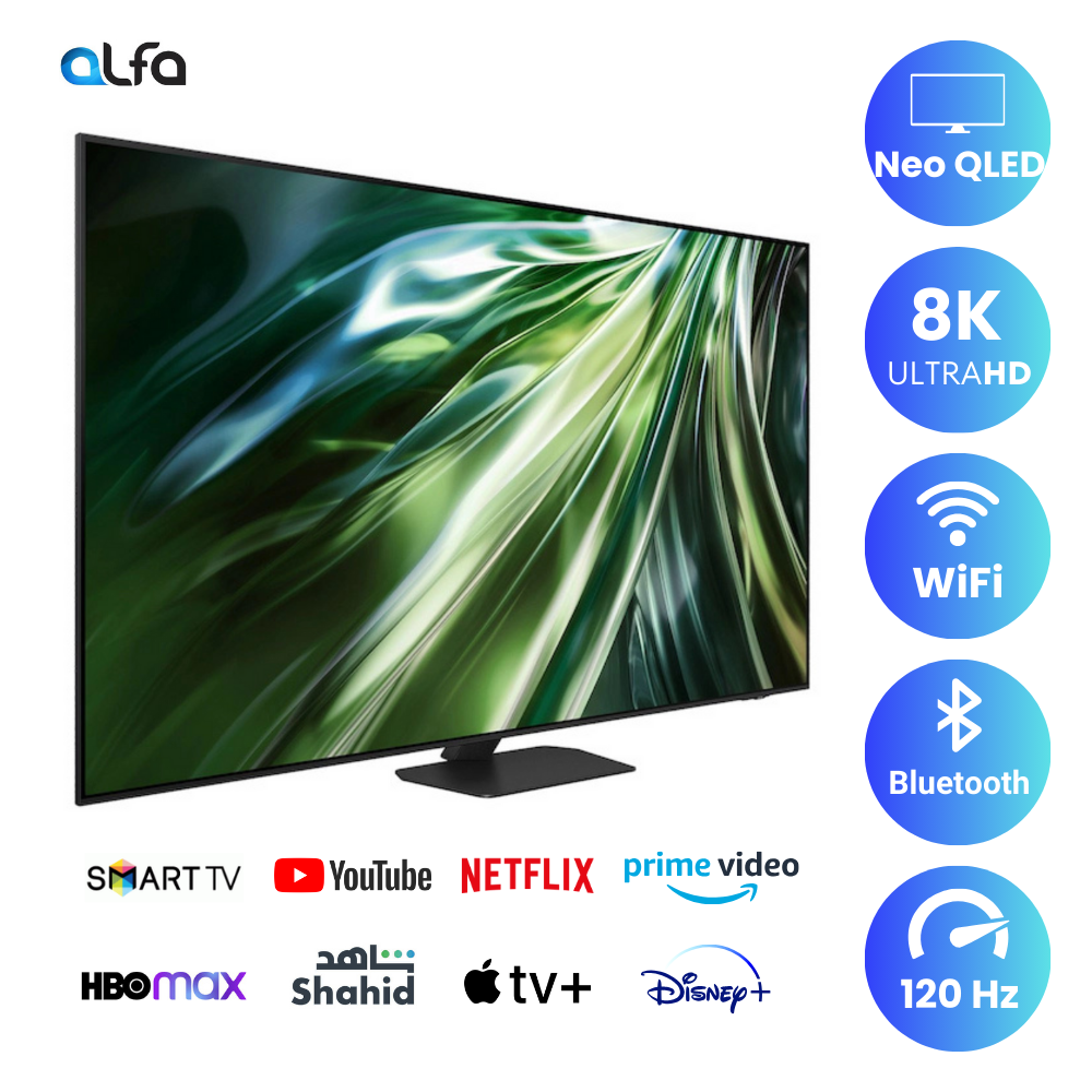 Samsung 55 inch Smart Neo QLED TV - 4K, 55QN90D