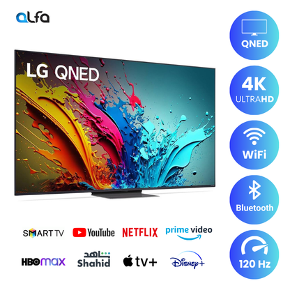 LG 65" Smart QNED Mini LED TV - 4K - 120Hz, 65QNED87