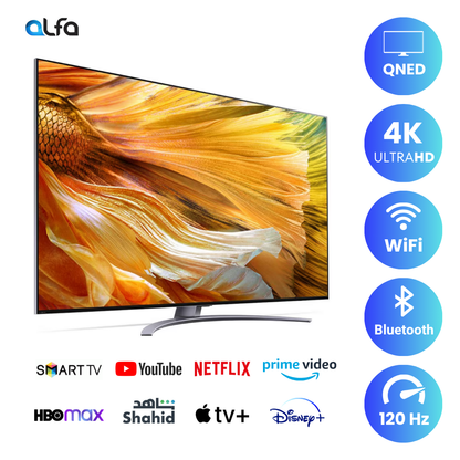 LG 65" Smart QNED TV - 4K - 120Hz, 65QNED91