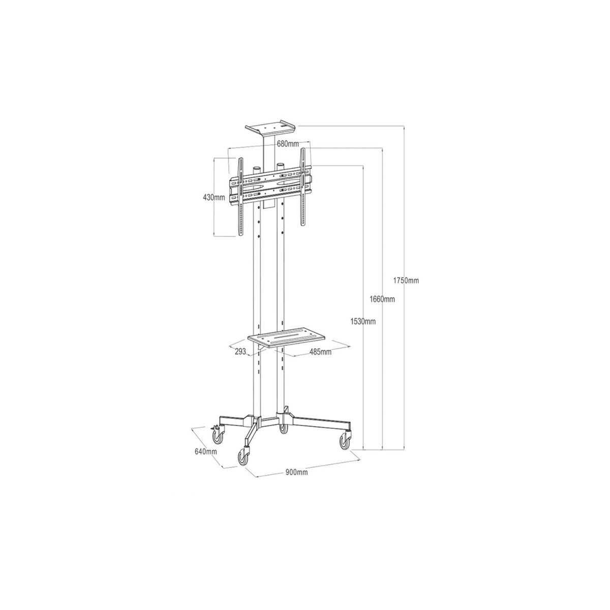 Wall Bracket Universal Stand Movable Wall Mount Mount TV Bracket TV Wall Bracket