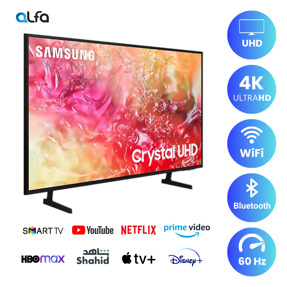 Samsung 43" Smart TV - 4K, 43DU7000