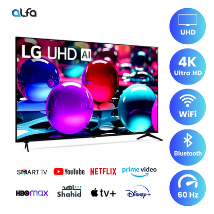 LG 65 inch Smart TV - 4K, 65UA77