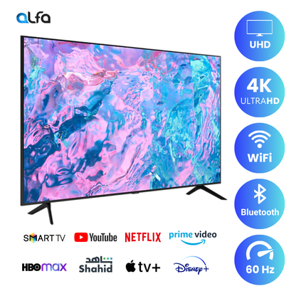 Samsung 50" Smart TV - 4K, 50CU7000