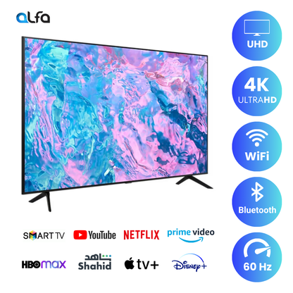 Samsung 50 inch Smart TV - 4K, 50CU7000