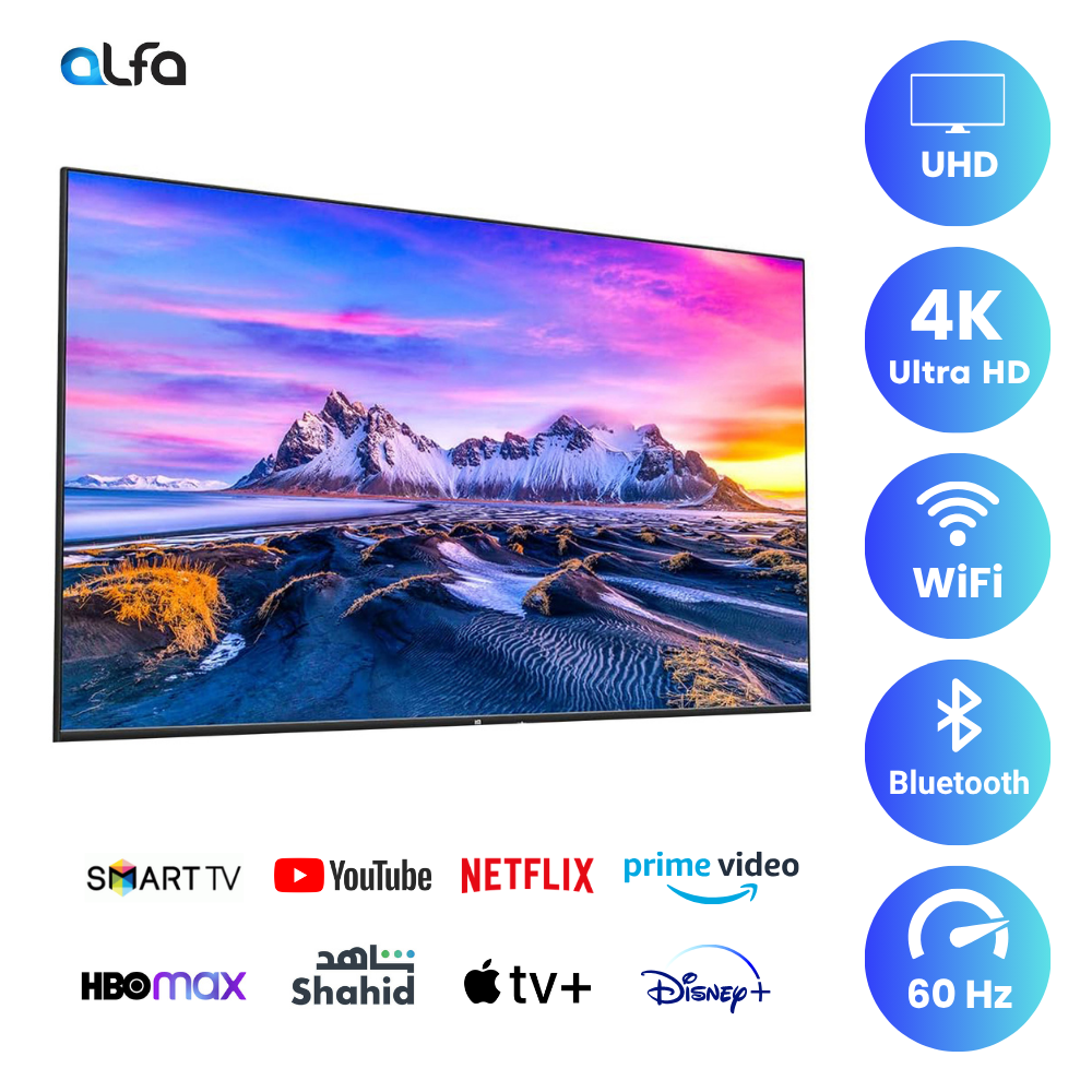 Xiaomi Mi 55 inch Smart UHD TV - 4K, L55M6-6AEU