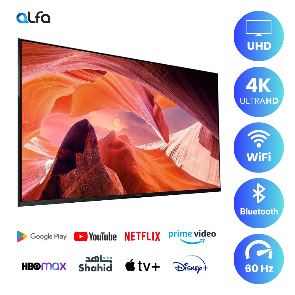 Sony 85 inch Smart Android TV - 4K, 85X80L