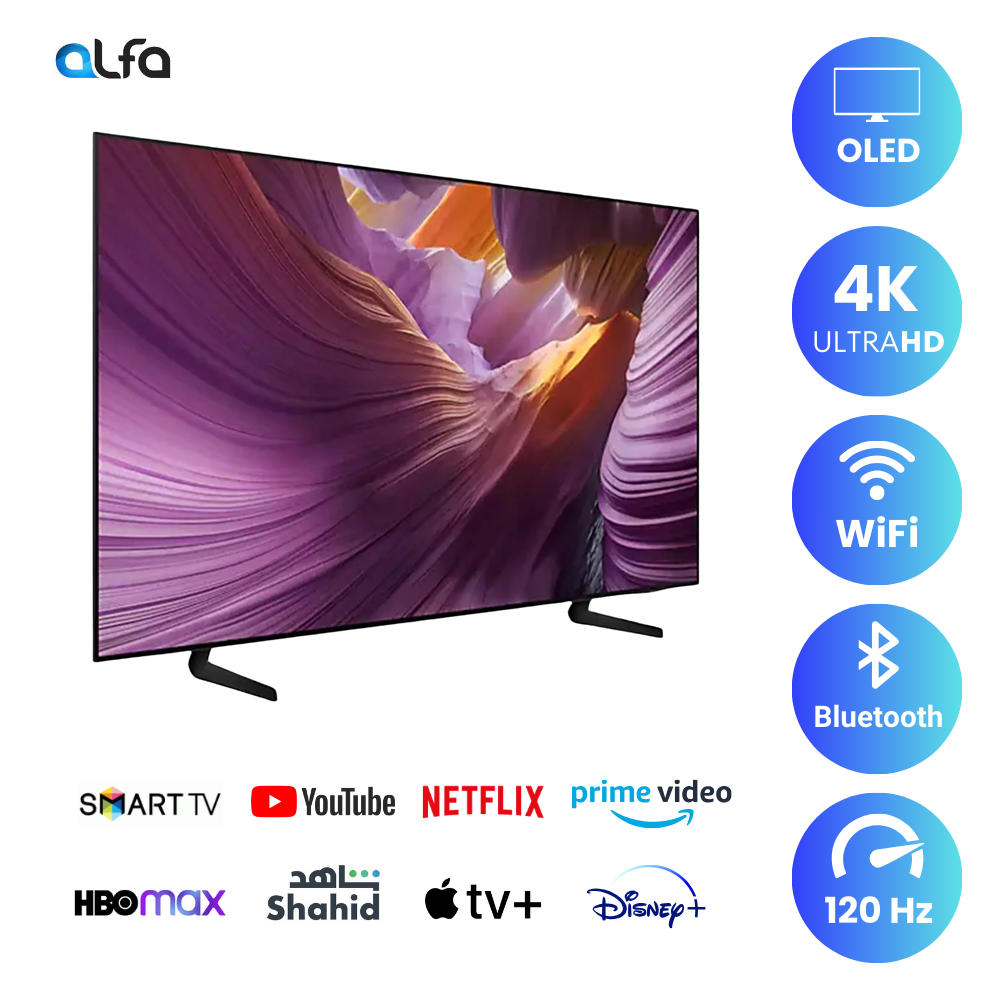 Samsung 55 inch Smart OLED TV - 4K - 120Hz, 55S85F