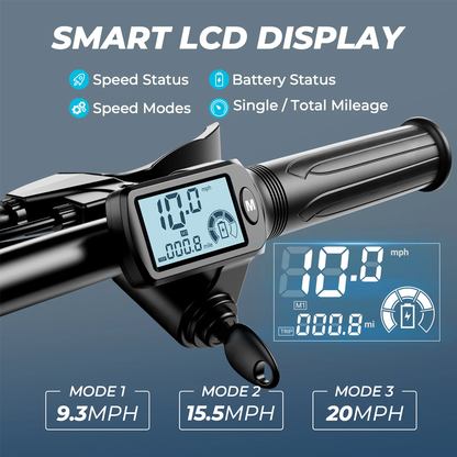 Wind Horse Electric Scooter 850W 25-40KM Range 32KM Speed, C3