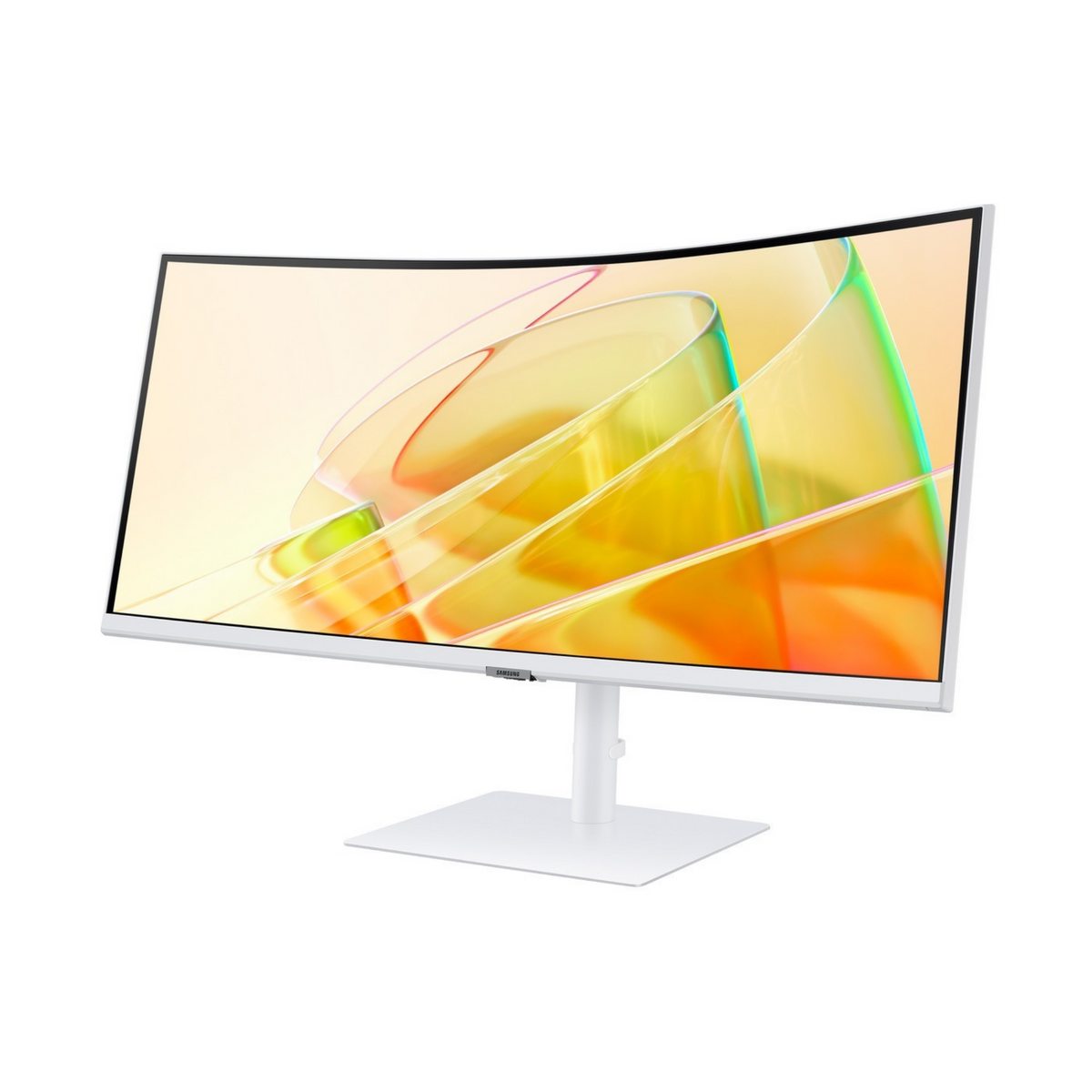 Samsung ViewFinity S6 34 inch Curved UWQHD Monitor - 100Hz - White, S65TC