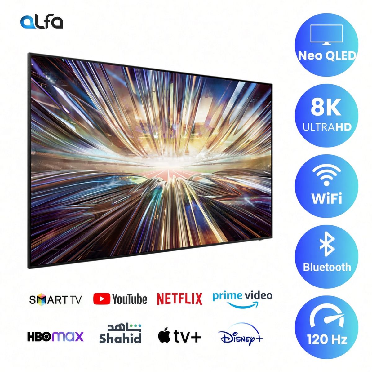 Samsung 75" Smart Neo QLED TV - 8K - 120Hz, 75QN900D