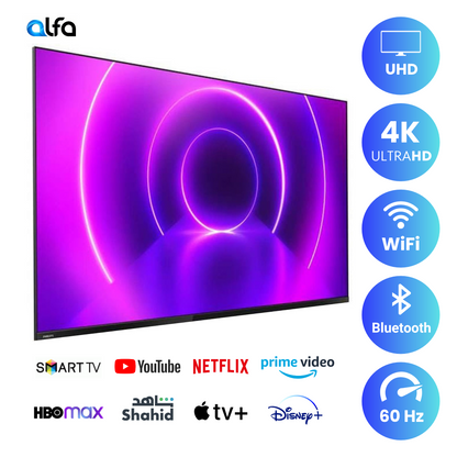 Philips 86 inch Smart LED TV - 4K UHD - 60Hz, 86PUT8265
