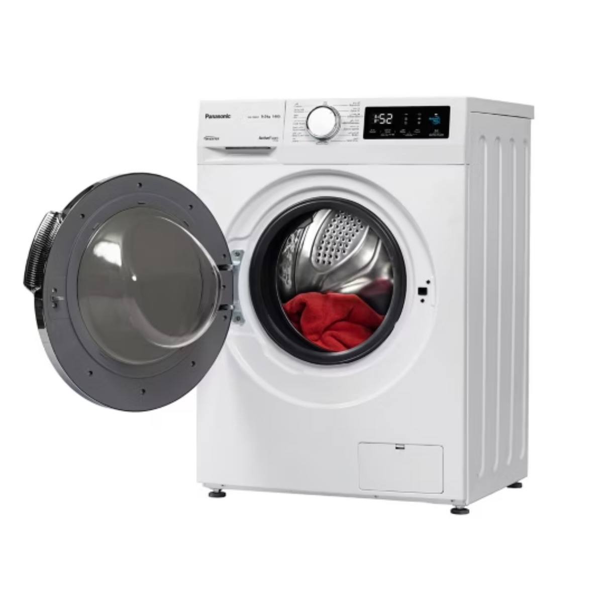 Panasonic 9kg Front Loading Washing Machine (White), NA-18MG1WAE