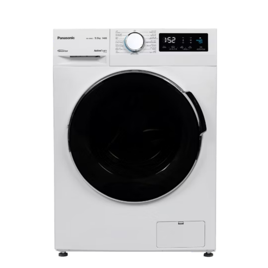 Panasonic 9kg Front Loading Washing Machine (White), NA-18MG1WAE
